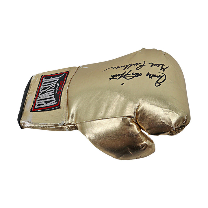 Gene Fullmer Emile Griffith Autographed Signed Ringside Gold Left Boxing Glove (JSA COA #CE17441)