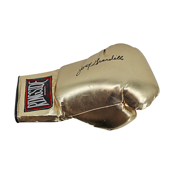 Joey Giardello Autographed Signed Ringside Gold Left Boxing Glove (JSA COA #CE17438)