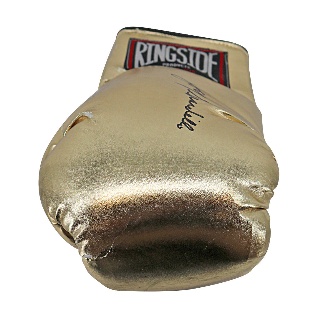 Joey Giardello Autographed Signed Ringside Gold Left Boxing Glove (JSA COA #CE17438)