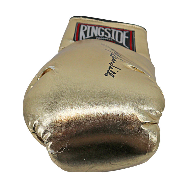 Joey Giardello Autographed Signed Ringside Gold Left Boxing Glove (JSA COA #CE17438)