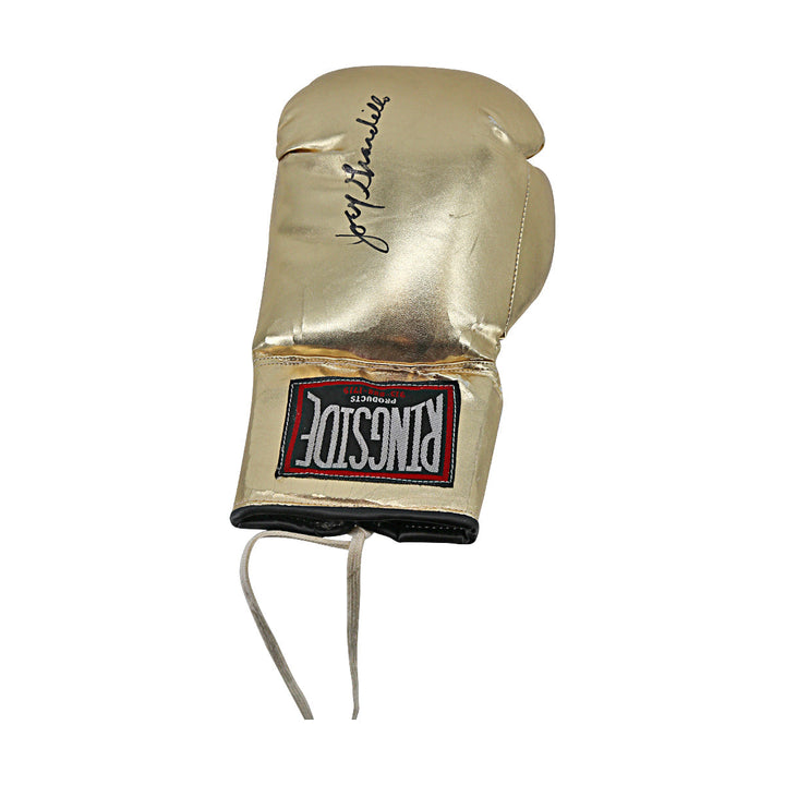 Joey Giardello Autographed Signed Ringside Gold Left Boxing Glove (JSA COA #CE17438)