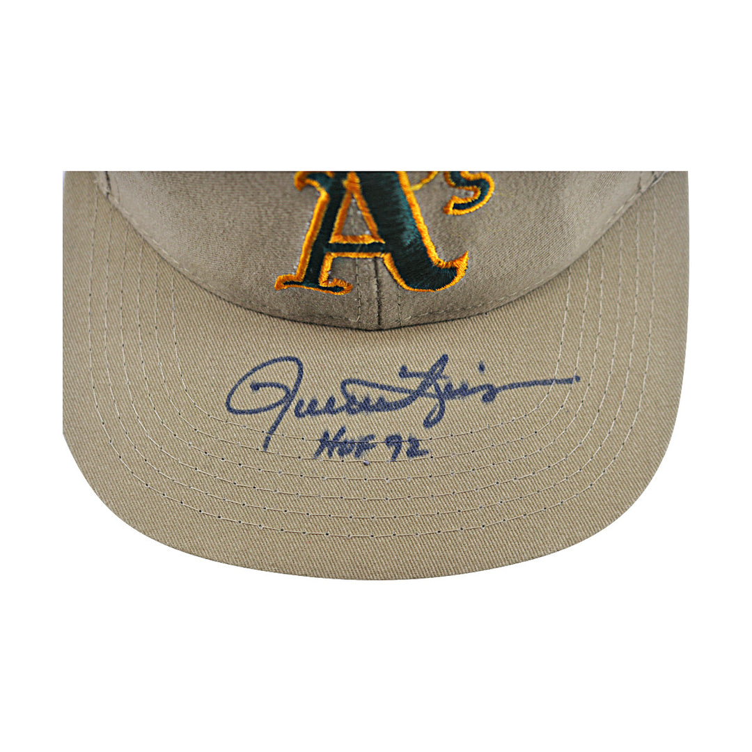Rollie Fingers Oakland Athletics Autographed Signed Inscribed HOF 92 Sports Specialities Hat (JSA COA #CE17425)