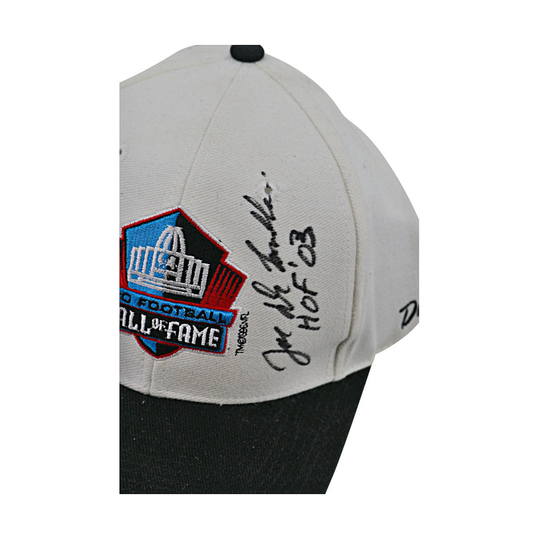 Joe DeLamielleure Buffalo Bills Autograph Signed Inscribed Hall of Fame Hat (JSA COA #CE17434)