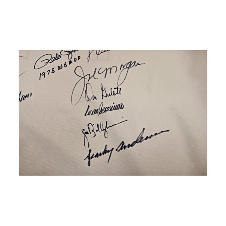 Rose, Bench, Morgan, Perez Reds Autographed Multi Signed Jersey (JSA LOA)