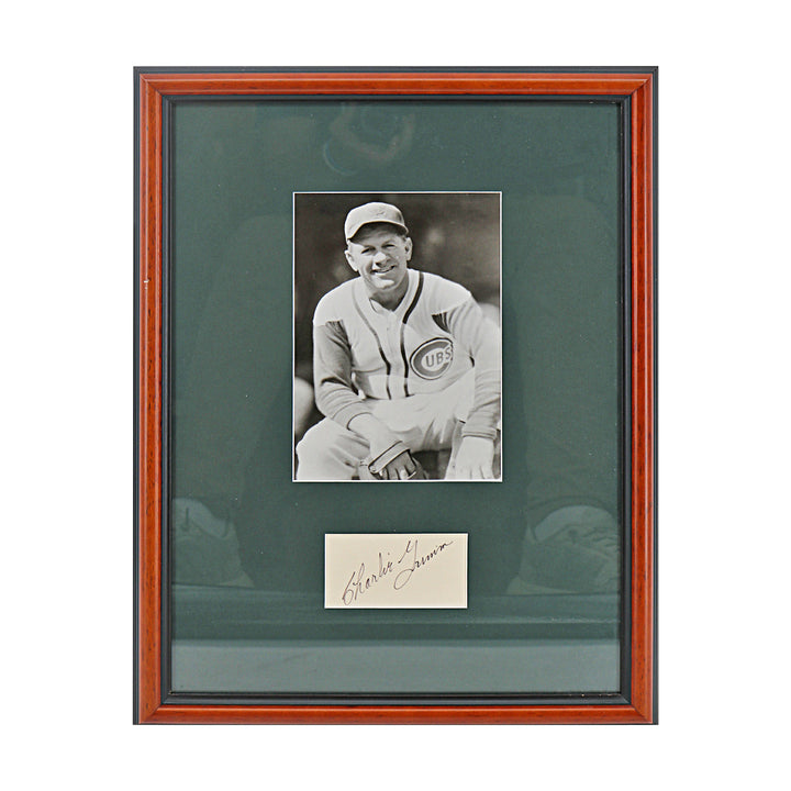 Charlie Grimm Chicago Cubs Autographed Signed Framed Cut Collage (JSA COA #CE61089)