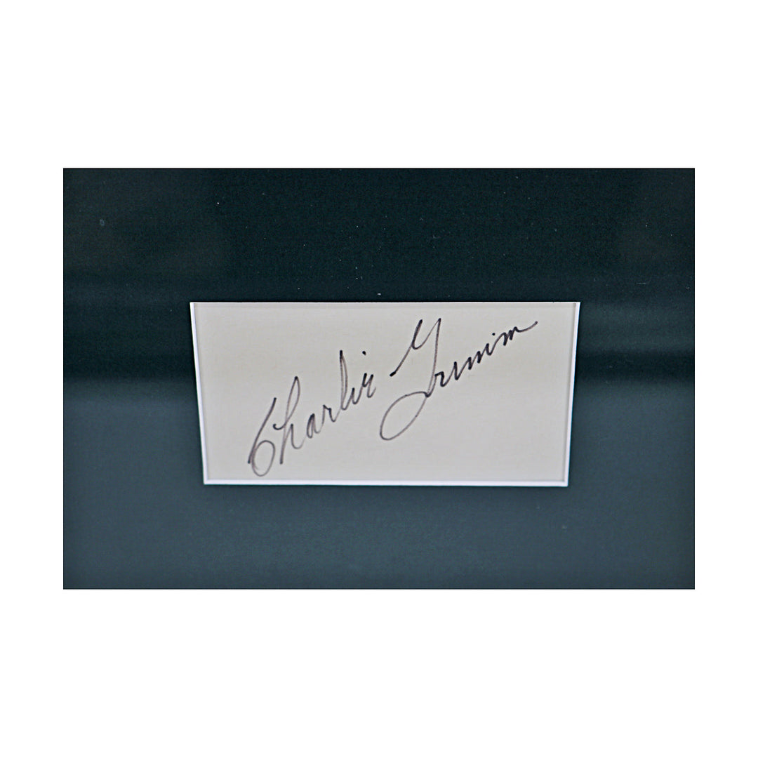 Charlie Grimm Chicago Cubs Autographed Signed Framed Cut Collage (JSA COA #CE61089)