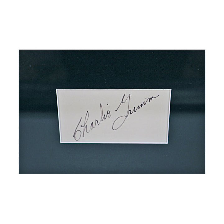 Charlie Grimm Chicago Cubs Autographed Signed Framed Cut Collage (JSA COA #CE61089)