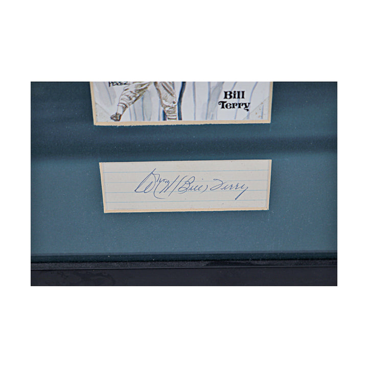 Bill Terry New York Yankees Autographed Signed Framed Cut Collage (JSA COA #CE61114)
