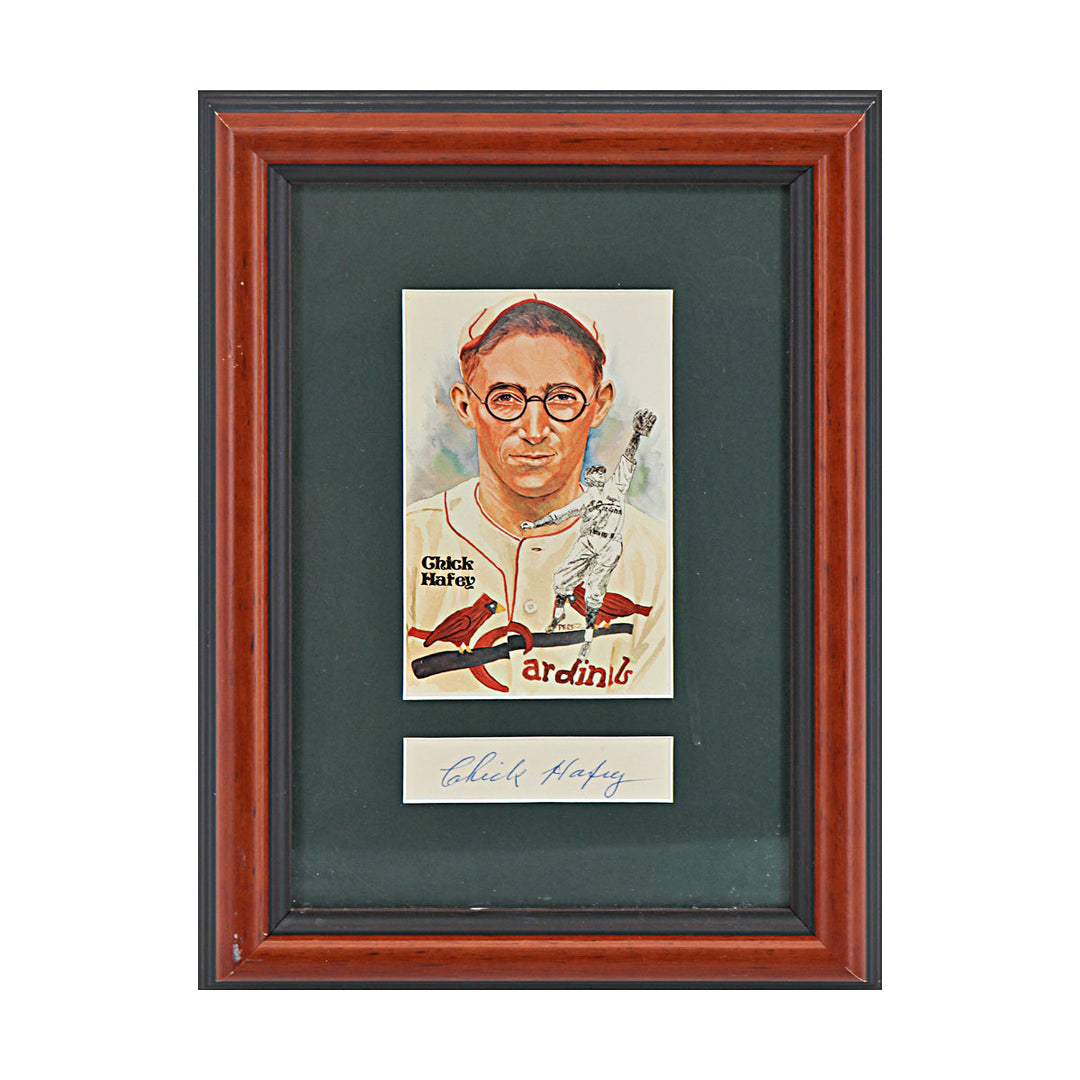 Chick Hafey St. Louis Cardinals Autographed Signed Framed Cut Collage (JSA COA #CE61100)