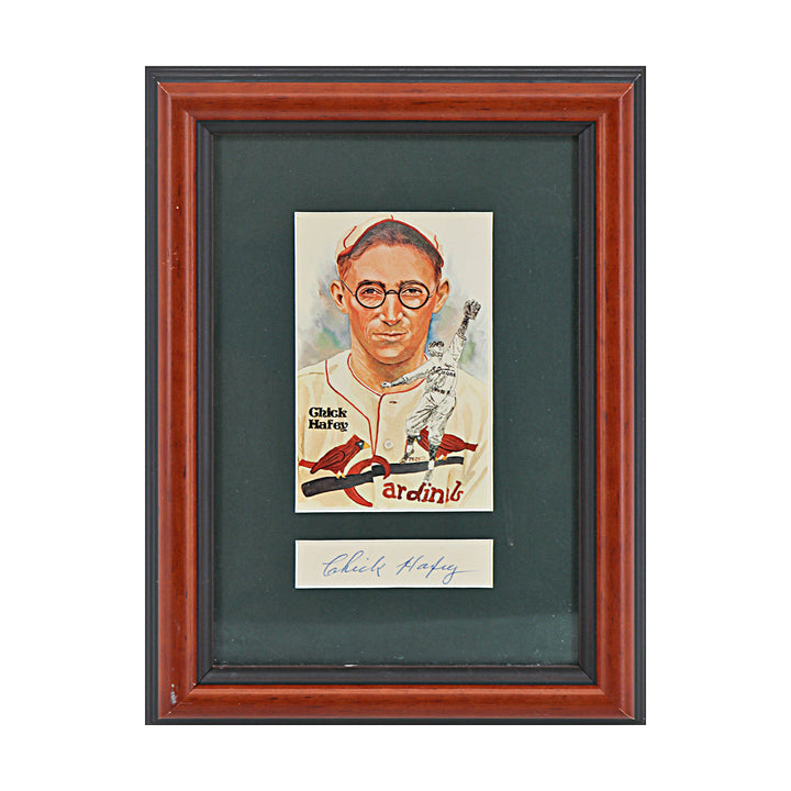 Chick Hafey St. Louis Cardinals Autographed Signed Framed Cut Collage (JSA COA #CE61100)