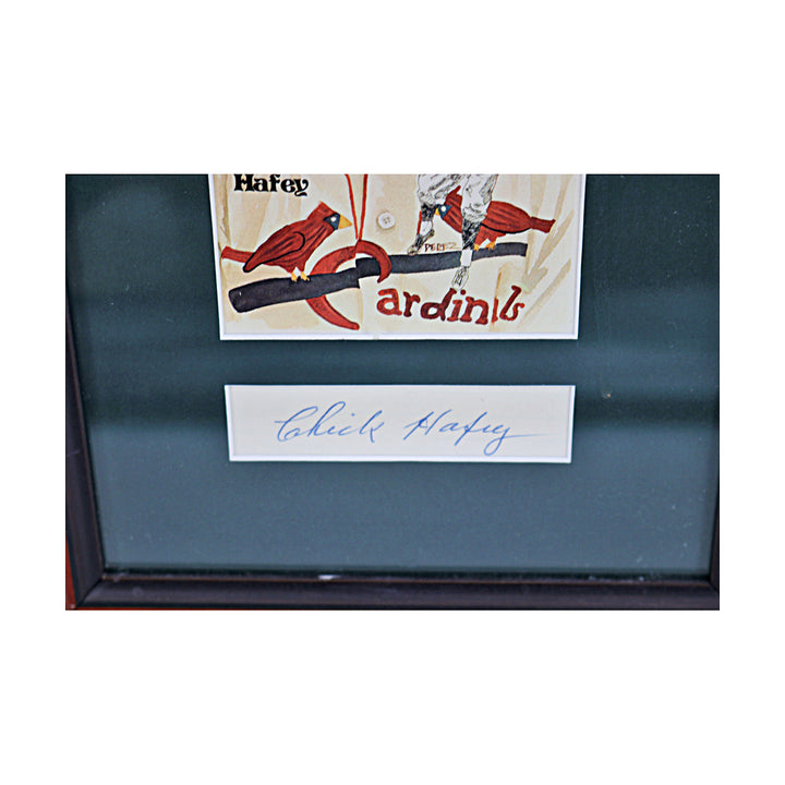 Chick Hafey St. Louis Cardinals Autographed Signed Framed Cut Collage (JSA COA #CE61100)