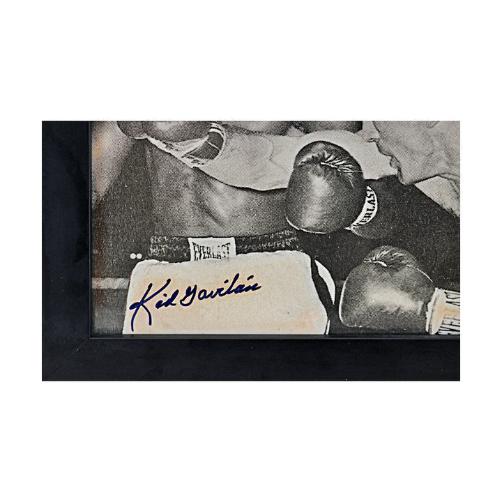 Carmen Basilio, Kid Gavilan Boxing Autographed Signed 8x10 Framed Photo (JSA COA #CE61130)