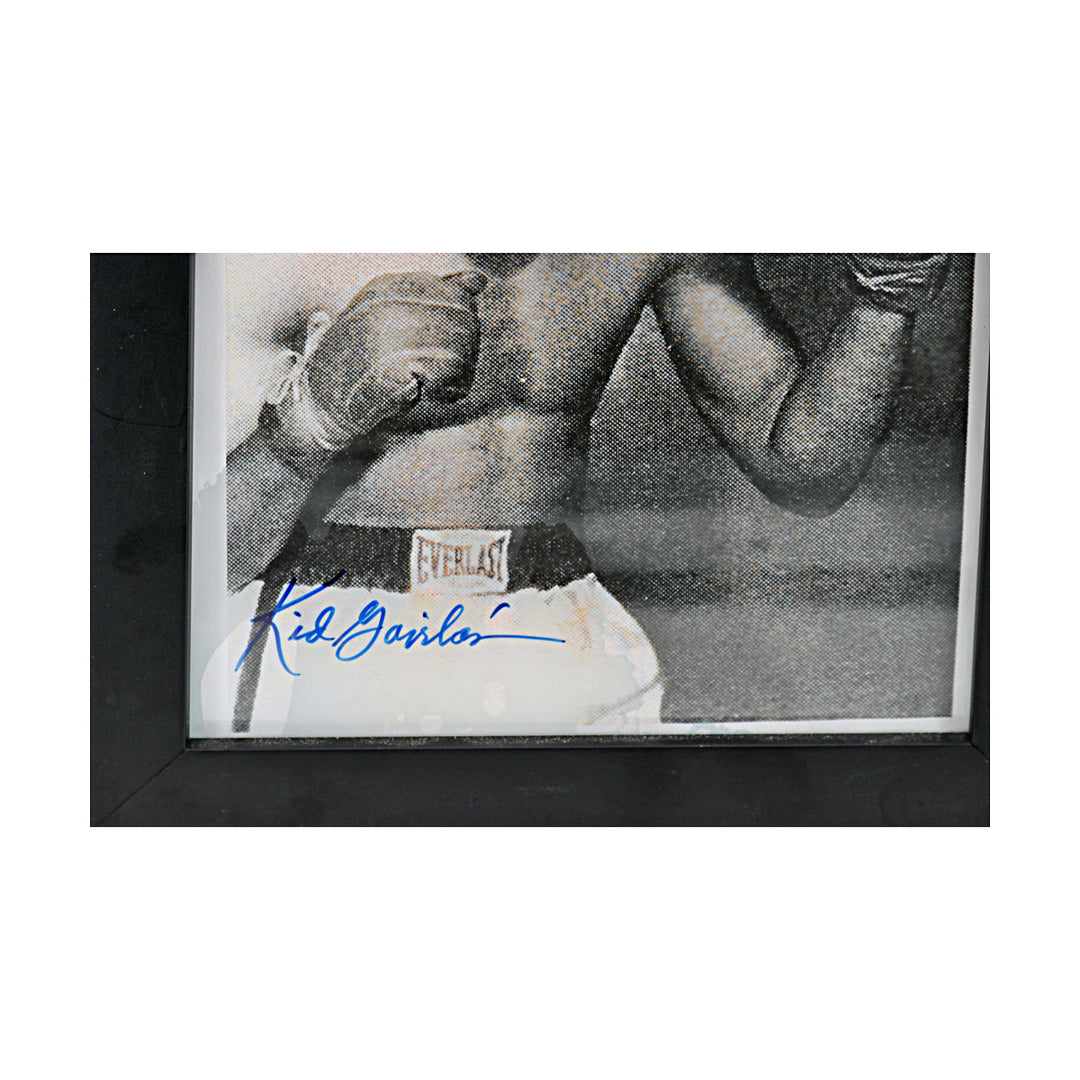 Kid Gavilan Boxing Autographed Signed 8x10 Framed Photo (JSA COA #CE61131)