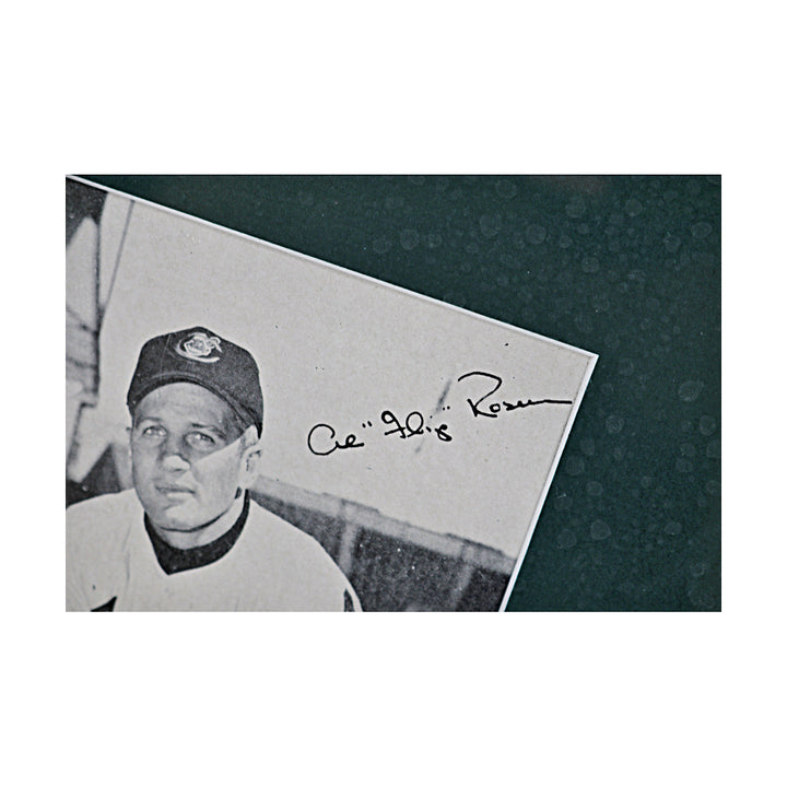 Al Rosen Cleveland Guardians Autographed Signed Framed Cut Collage (JSA COA #CE61127)