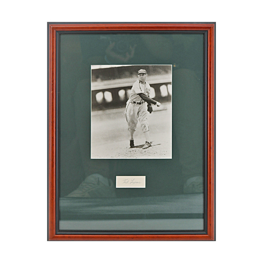 Ted Lyons Chicago White Sox Autographed Signed Framed Cut Collage (JSA COA #CE61125)