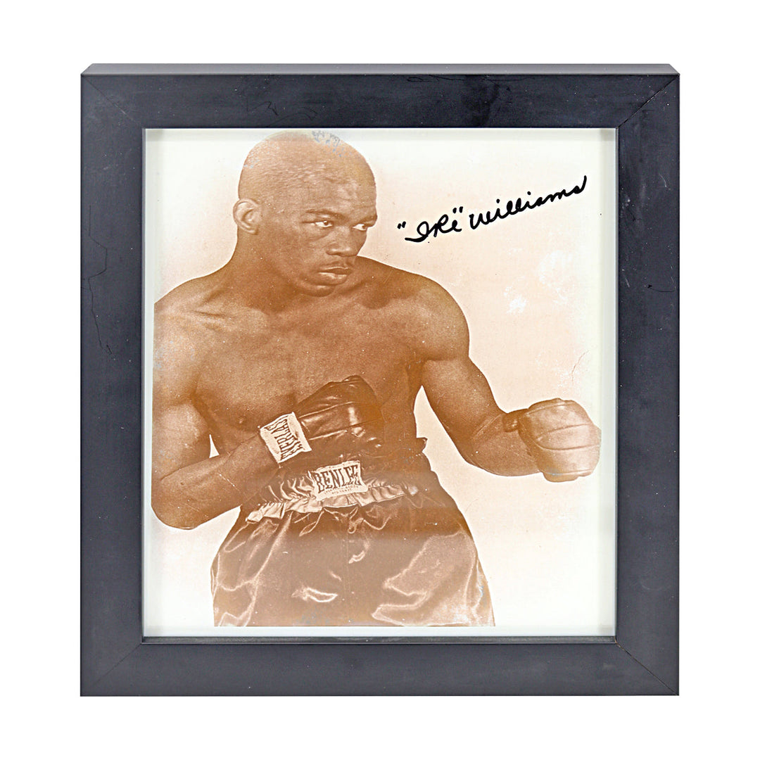 Ike Williams Boxing Autographed Signed 8x10 Framed Photo (JSA COA #CE61148)