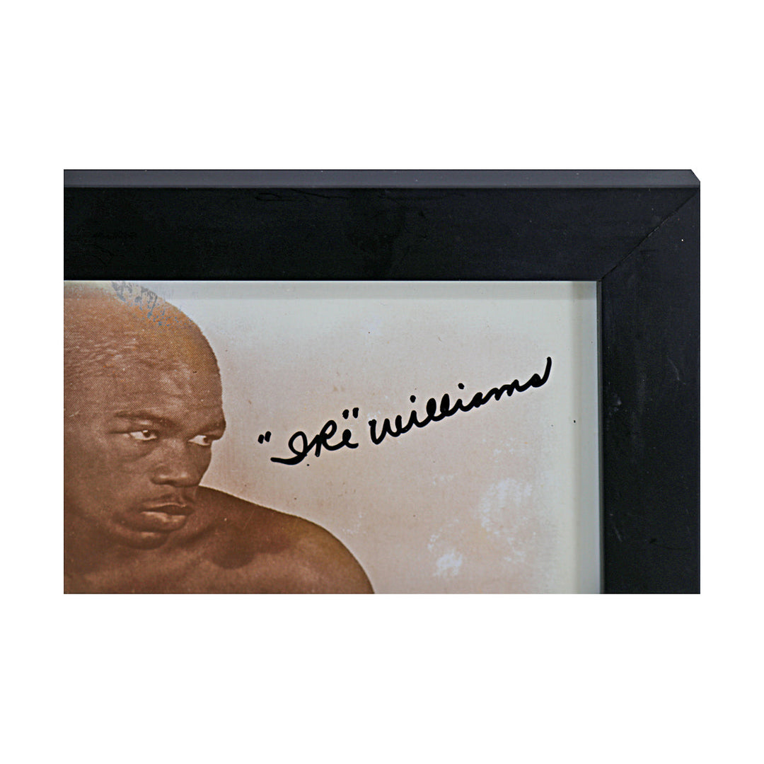 Ike Williams Boxing Autographed Signed 8x10 Framed Photo (JSA COA #CE61148)