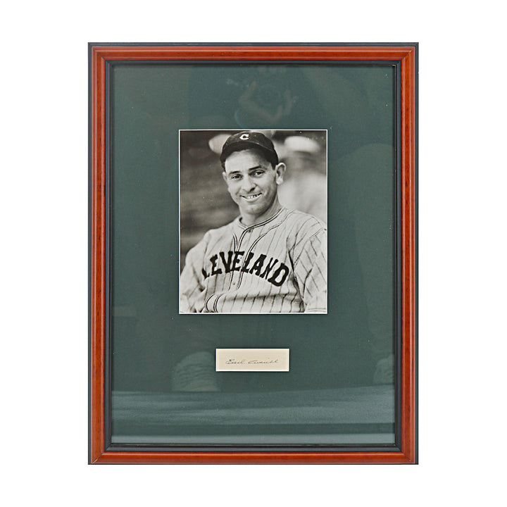 Earl Averill Cleveland Guardians Autographed Signed Framed Cut Collage (JSA COA #CE61150)