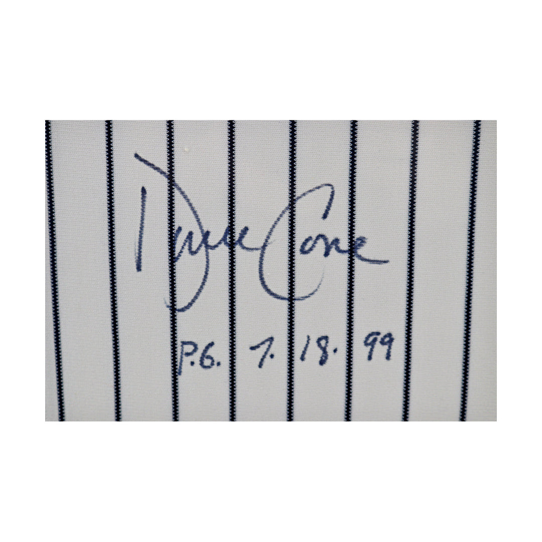 David Cone, Joe Girardi  New York Yankees Autographed Signed Framed Yankees Jersey /36 (JSA COA #CE61140)
