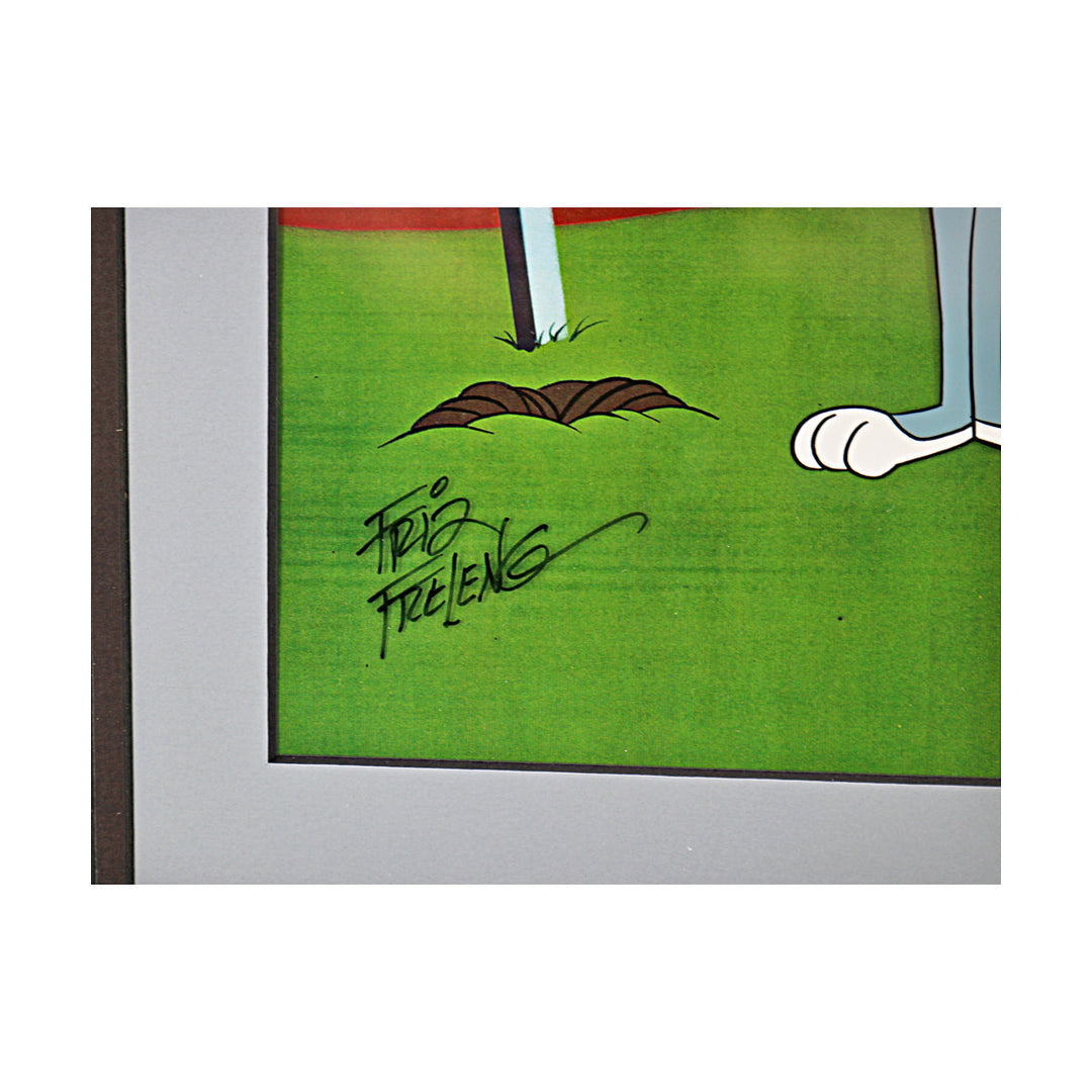 Bugs Bunny Mailbox Framed 1982 Warner Brothers Limited Edition Cel