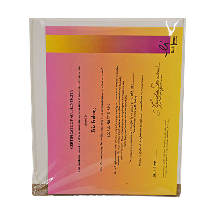 Bugs Bunny Mailbox Framed 1982 Warner Brothers Limited Edition Cel