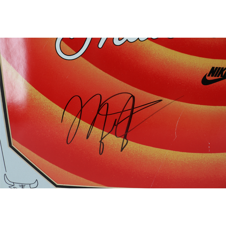 Michael Jordan Chicago Bulls Autographed Signed Space Jam Poster (JSA LOA)