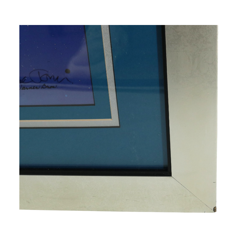 Chuck Jones Autographed Warner Bros 1998 HareDevil Hare Framed 14x33 Fine Art LE 107/500