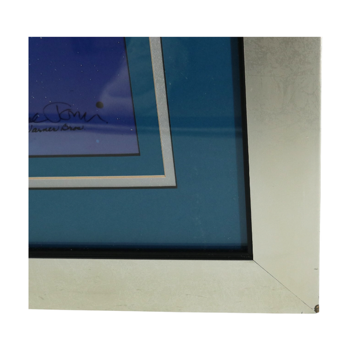 Chuck Jones Autographed Warner Bros 1998 HareDevil Hare Framed 14x33 Fine Art LE 107/500