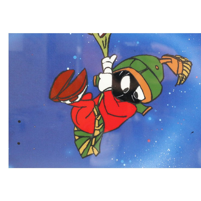 Chuck Jones Autographed Warner Bros 1998 HareDevil Hare Framed 14x33 Fine Art LE 107/500