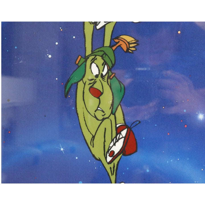 Chuck Jones Autographed Warner Bros 1998 HareDevil Hare Framed 14x33 Fine Art LE 107/500