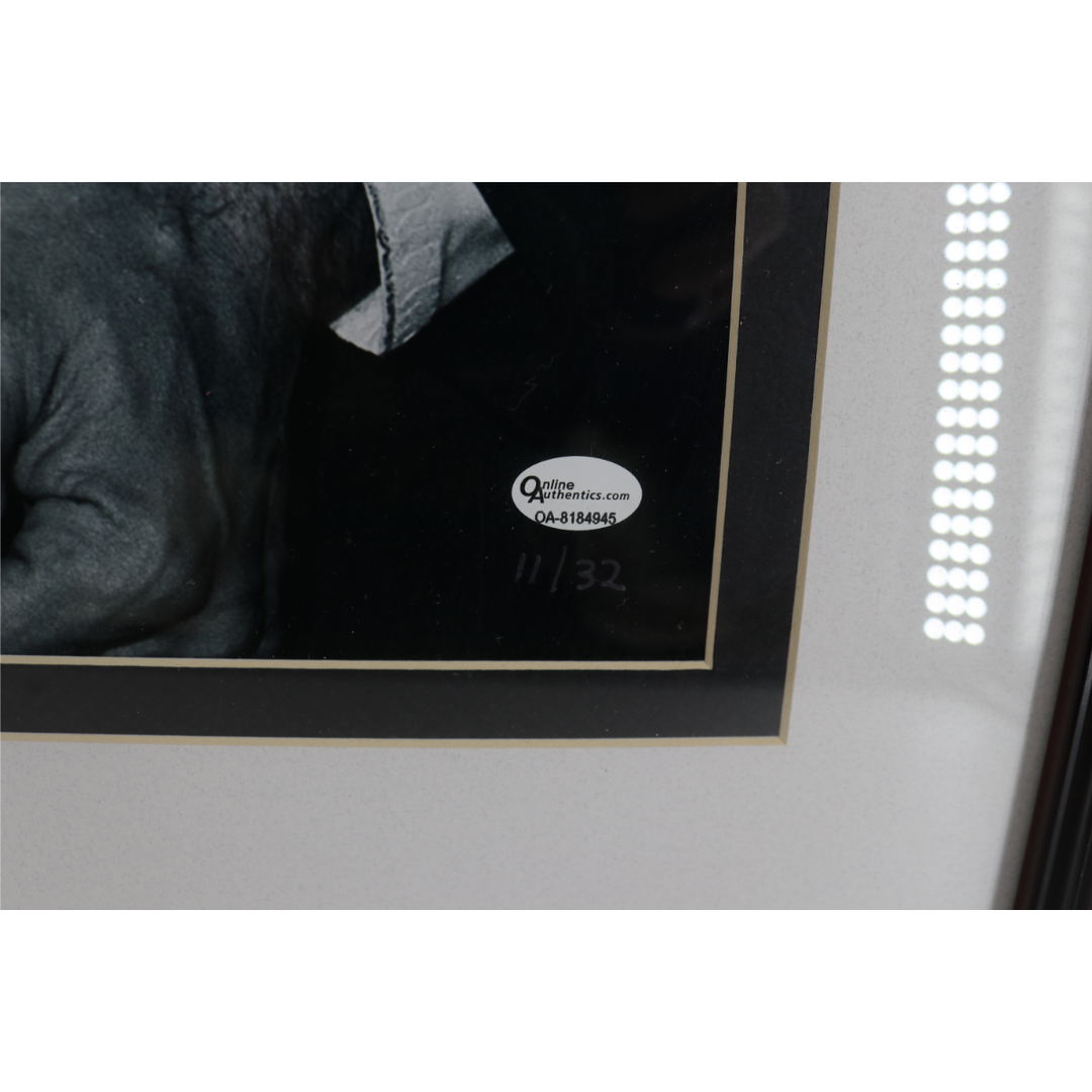 Koufax  Mantle Yankees Dodgers Autographed Signed Framed Photo Cut Collage JSA