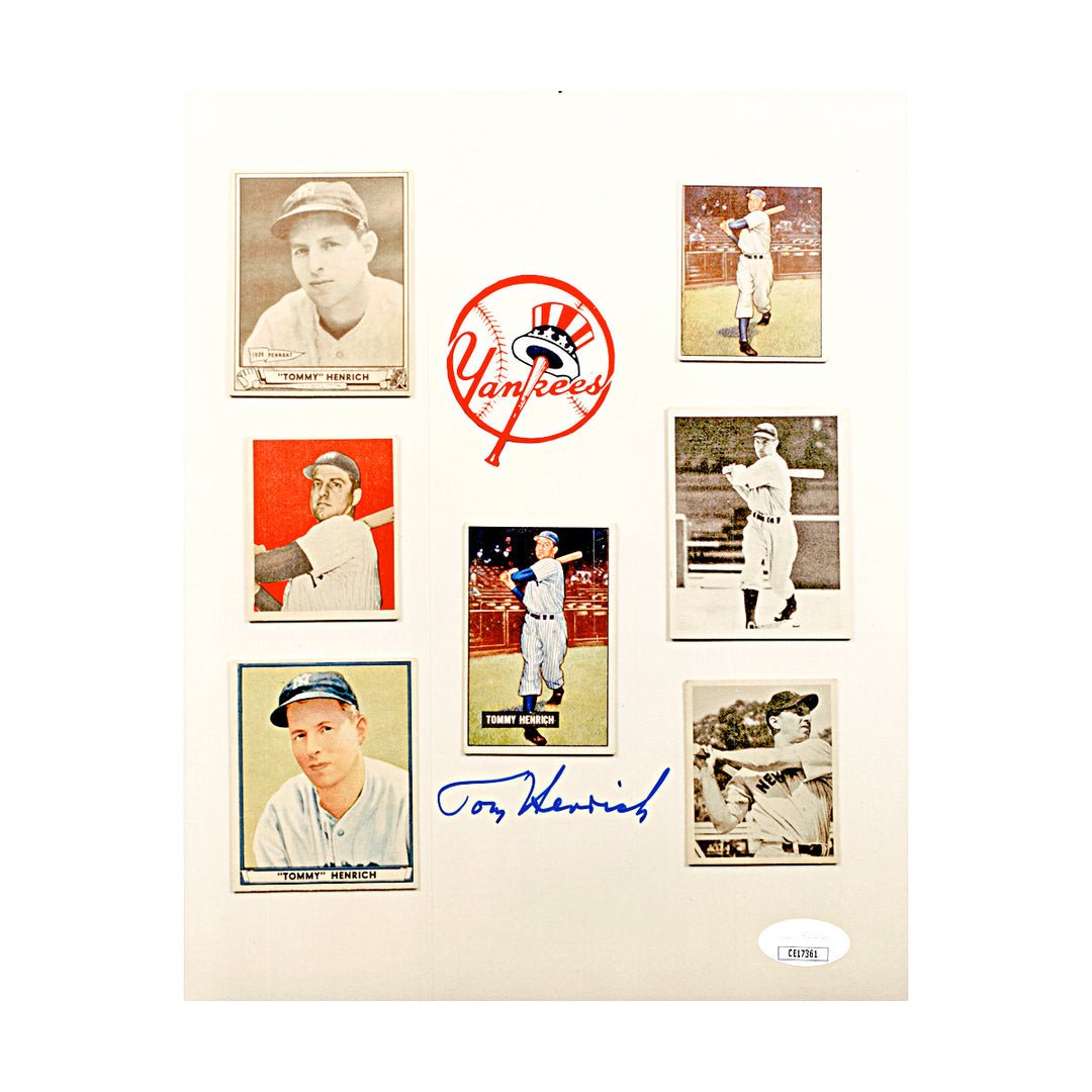 Tommy Henrich New York Yankees Autographed Signed 8x10 Photo (JSA COA #CE17361)
