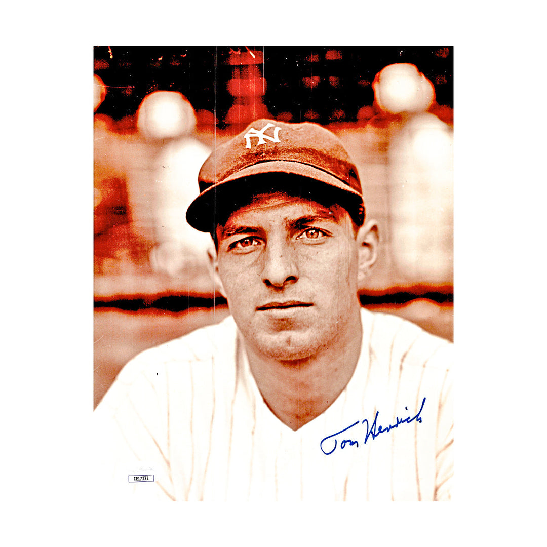 Tommy Henrich New York Yankees Autographed Signed 8x10 Photo (JSA COA #CE17332)