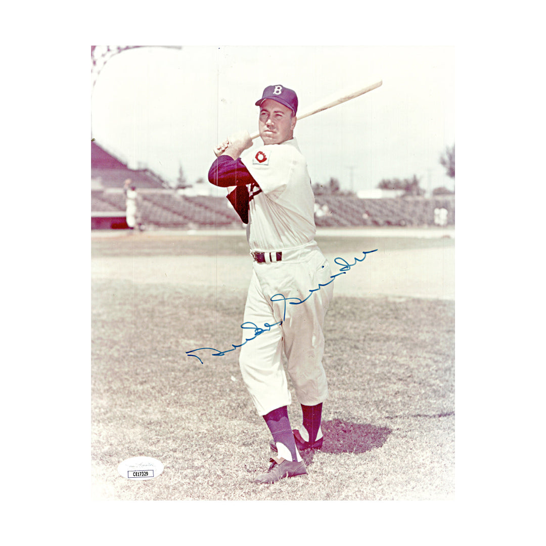 Duke Snider Los Angeles Dodgers Autographed Signed 8x10 Photo (JSA COA #CE17329)