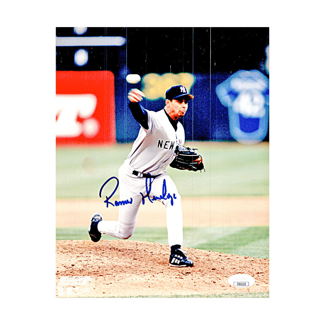 Ramiro Mendoza New York Yankees Autograph Signed 8x10 Photo (JSA COA #CE17133)
