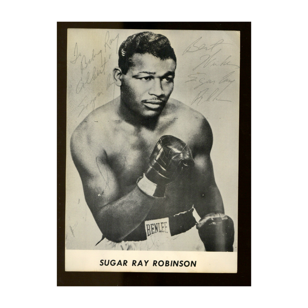Sugar Ray Robinson Autographed Signed Inscribed 5x7 Photo (JSA LOA #ZZ35476)