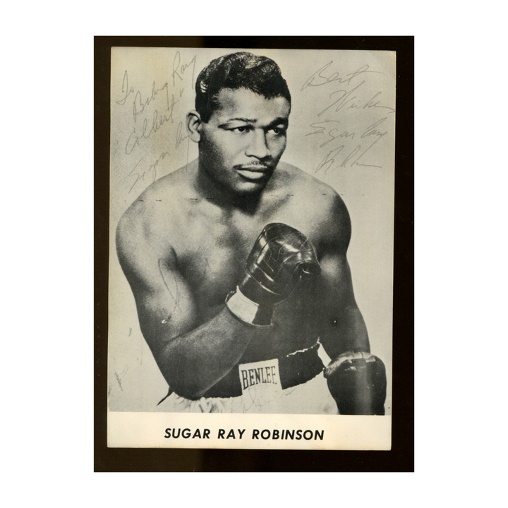 Sugar Ray Robinson Autographed Signed Inscribed 5x7 Photo (JSA LOA #ZZ35476)