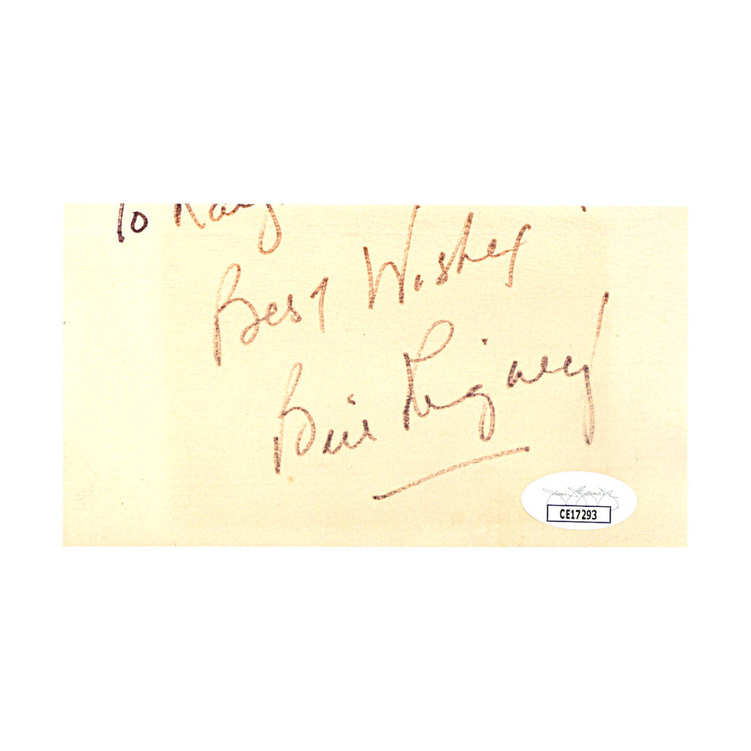 Bill Rigney New York Mets Autograph Signed 3.5x5.5 Photo (JSA COA #CE17293)