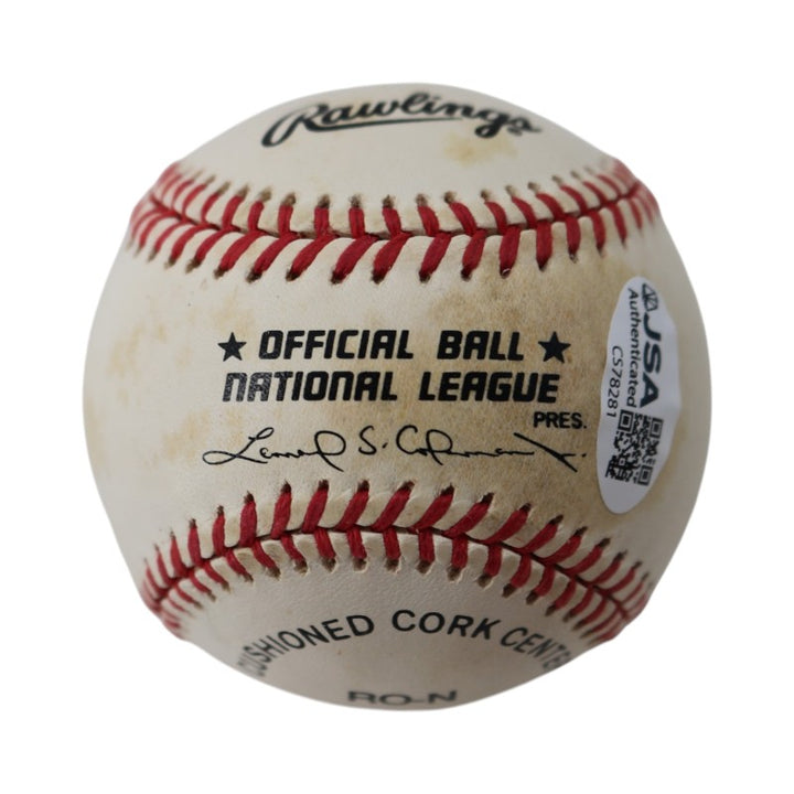Meat Loaf Actor and Rock Artist Autographed ONL Baseball JSA COA