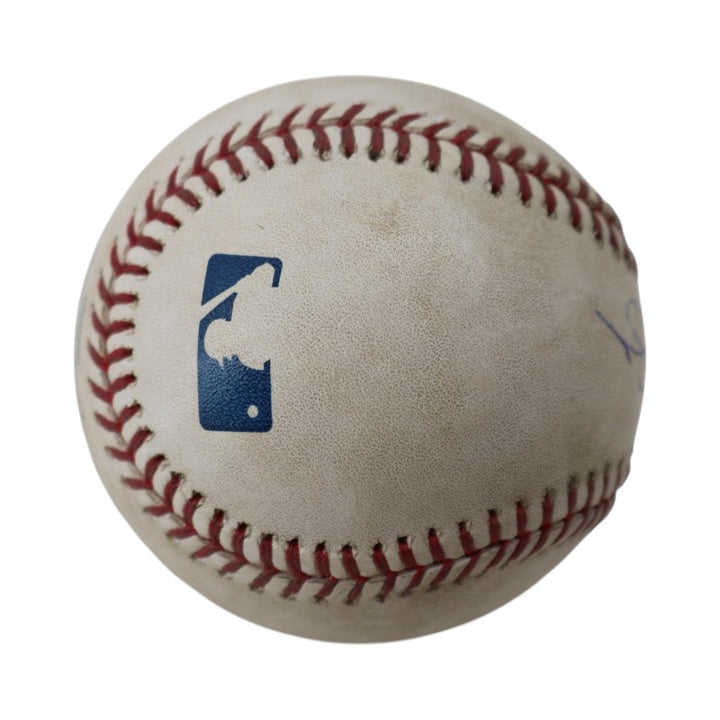 Mariano Rivera New York Yankees Autographed Inscribed Game Used OMLB Baseball MLB Auth