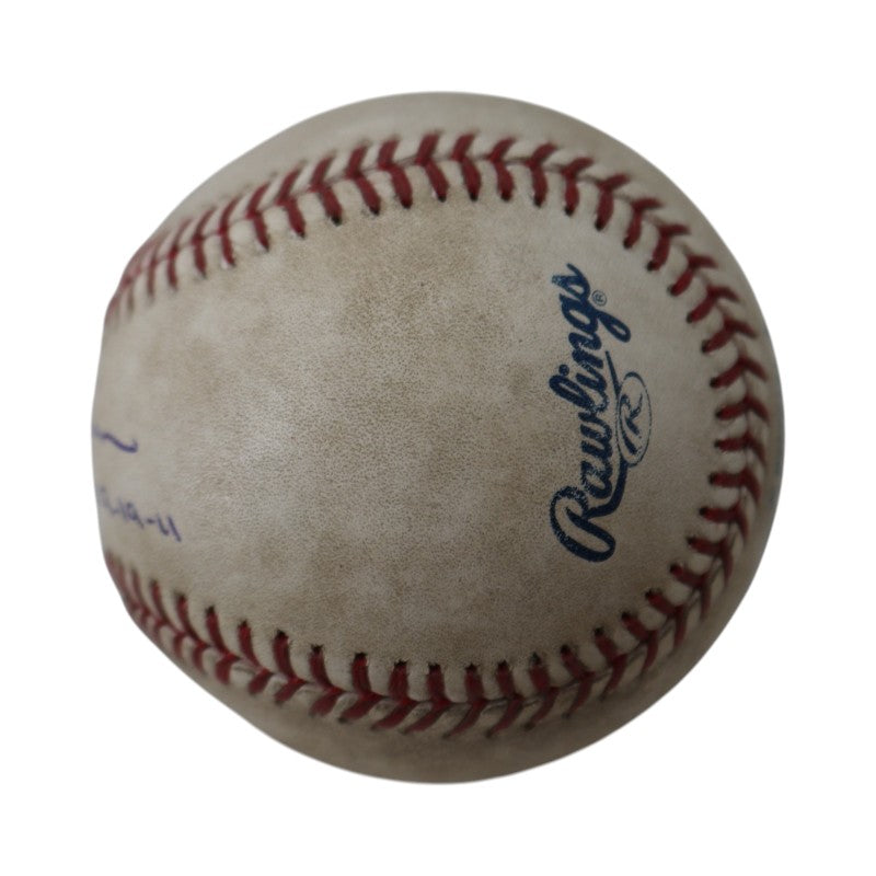 Mariano Rivera New York Yankees Autographed Inscribed Game Used OMLB Baseball MLB Auth