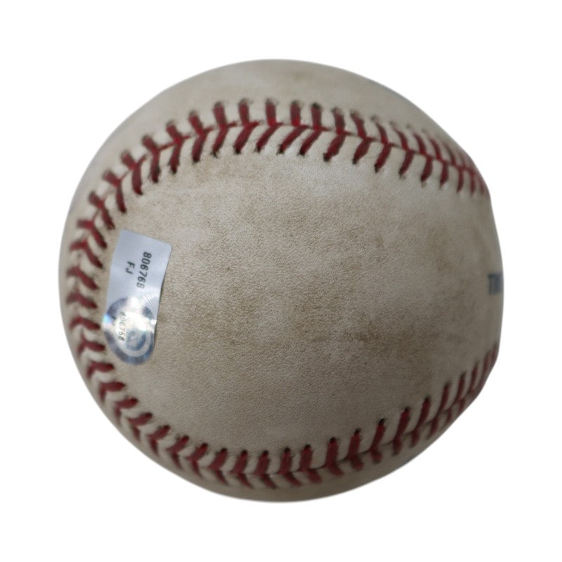 Mariano Rivera New York Yankees Autographed Inscribed Game Used OMLB Baseball MLB Auth