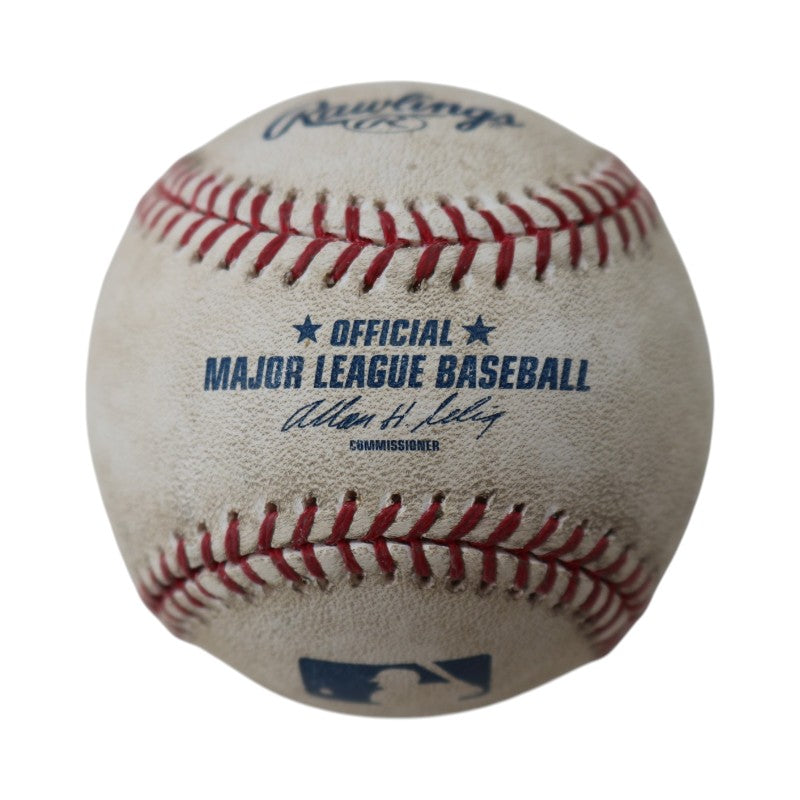 Mariano Rivera New York Yankees Autographed Inscribed Game Used OMLB Baseball MLB Auth FJ806764