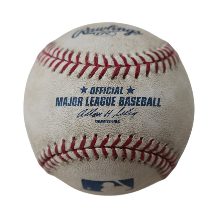 Mariano Rivera New York Yankees Autographed Inscribed Game Used OMLB Baseball MLB Auth FJ806764