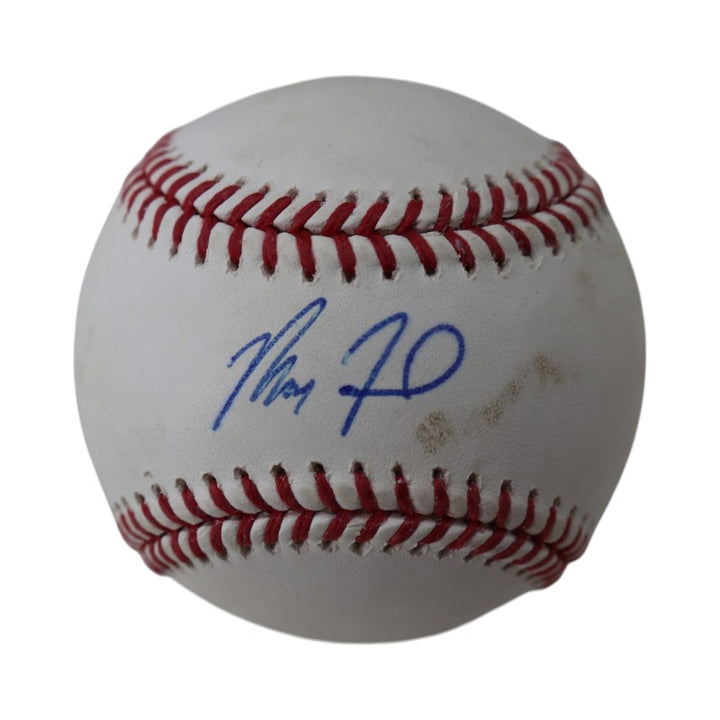 Max Fried New York Yankees Autographed OMLB Baseball MLB Auth