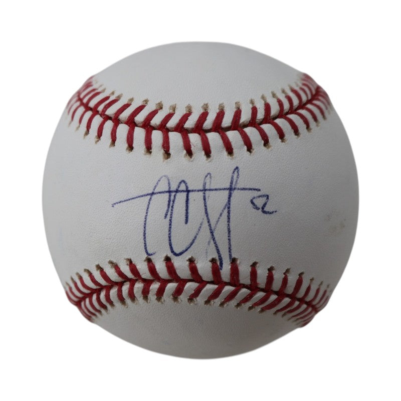 CC Sabathia Yankees Indians Brewers Autographed OMLB Baseball JSA COA