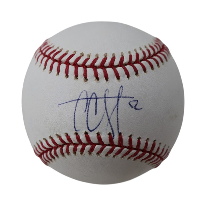 CC Sabathia Yankees Indians Brewers Autographed OMLB Baseball JSA COA