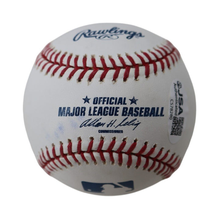 CC Sabathia Yankees Indians Brewers Autographed OMLB Baseball JSA COA