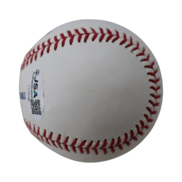 CC Sabathia Yankees Indians Brewers Autographed OMLB Baseball JSA COA