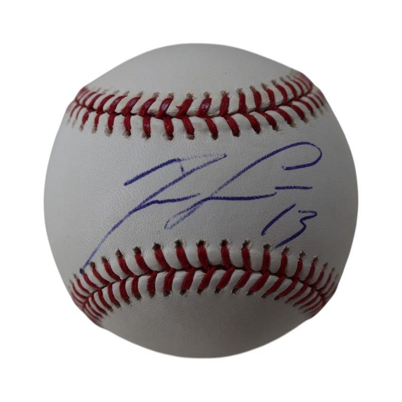 Ronald Acuna Jr. Atlanta Braves Autographed OMLB Baseball JSA COA
